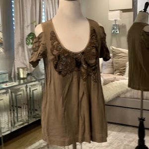 Beautiful silk embroiderer top.